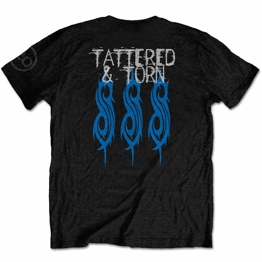 Slipknot - 20th Anniversary Tattered & Torn T-shirt Homme - Noir